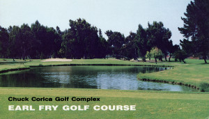 Chuck Corica Golf Complex, Earl Fry Golf Course, Alameda, California, old scorecard 